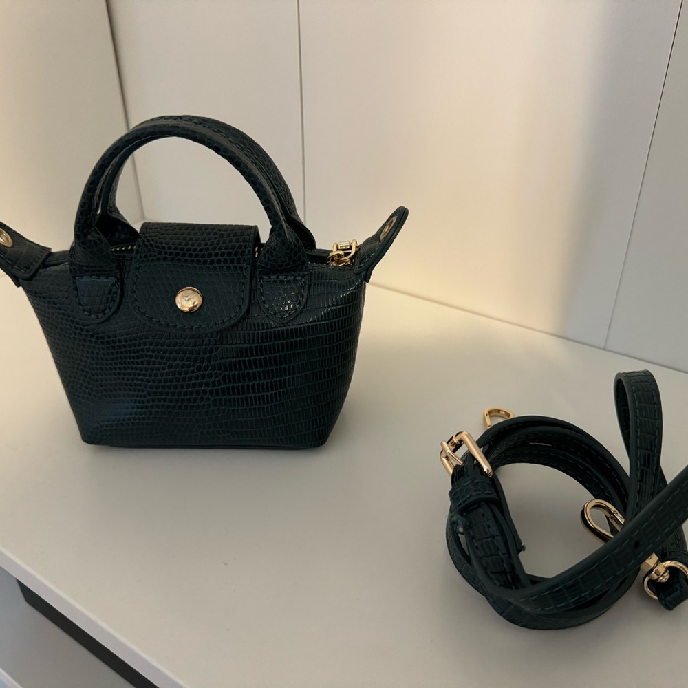 Mini green snake bag
